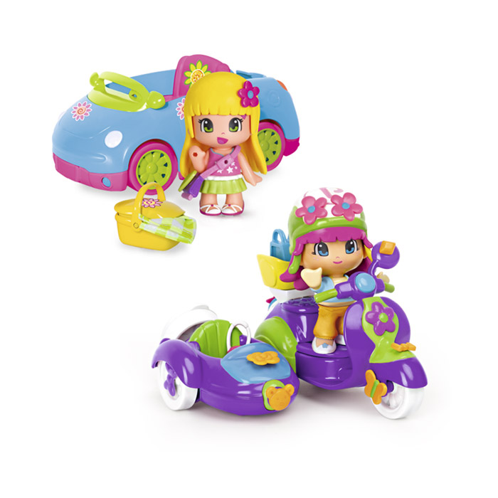 Pinypon coffret la voiture ou le scooter Pinypon coffret la voiture ou le scooter