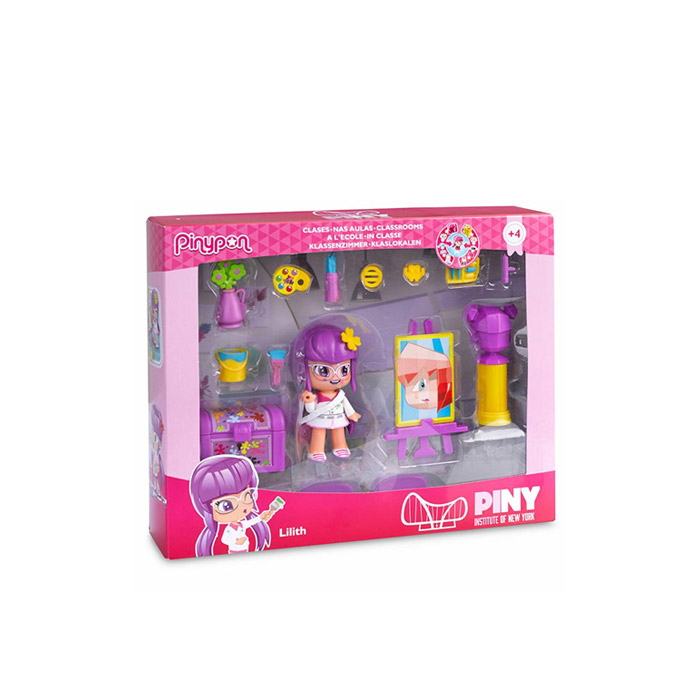 PINY Coffret Cours de Mode + 1 Figurine