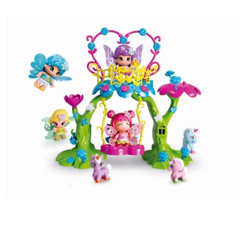 Pinypon Coffret Arbre des Fees + 1 Figurine