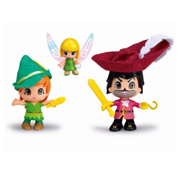 Pinypon Peter Pan, Hook & Tinkerbell Pack