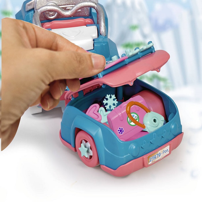 Pinypon. Carro de neve com reboque