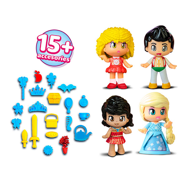 Pinypon. Conjunto de 4 figuras de contos