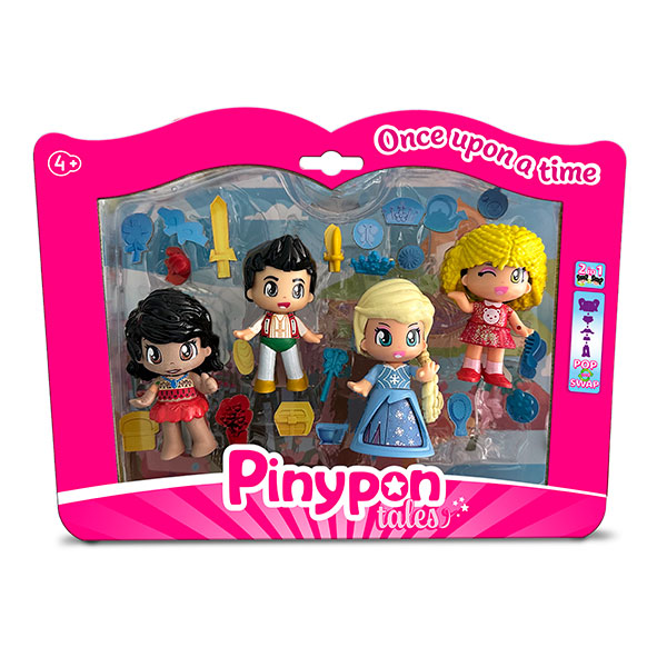 Pinypon. Conjunto de 4 figuras de contos