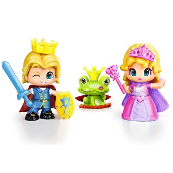  Pinypon Pack of 2 Queens with Cape and Scepter, Girls Ages 3  and Up (FAMOSA 700015653) Assorted Colour/Model : Everything Else