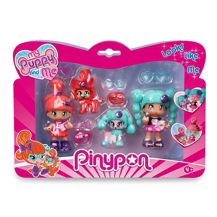 Pinypon. My Puppy and Me. Pack doble figuras