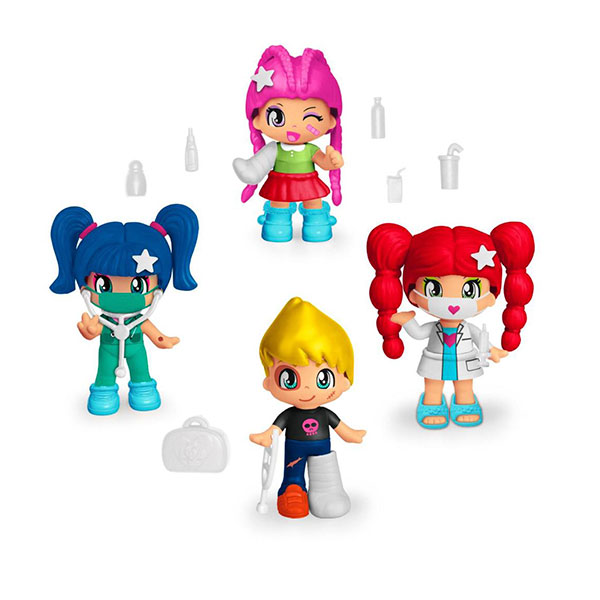 Pinypon.Pack 4 Figuras Hospital